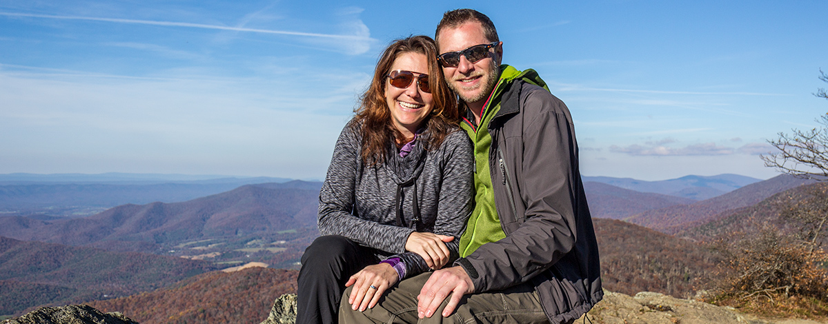 Kara and Chriss at Little Stony Man